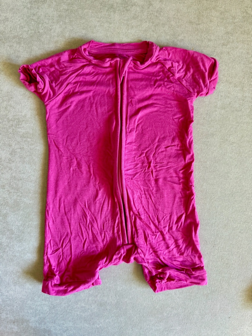 Little Sleepies Pink Short-Sleeve One-Piece Romper/play suit